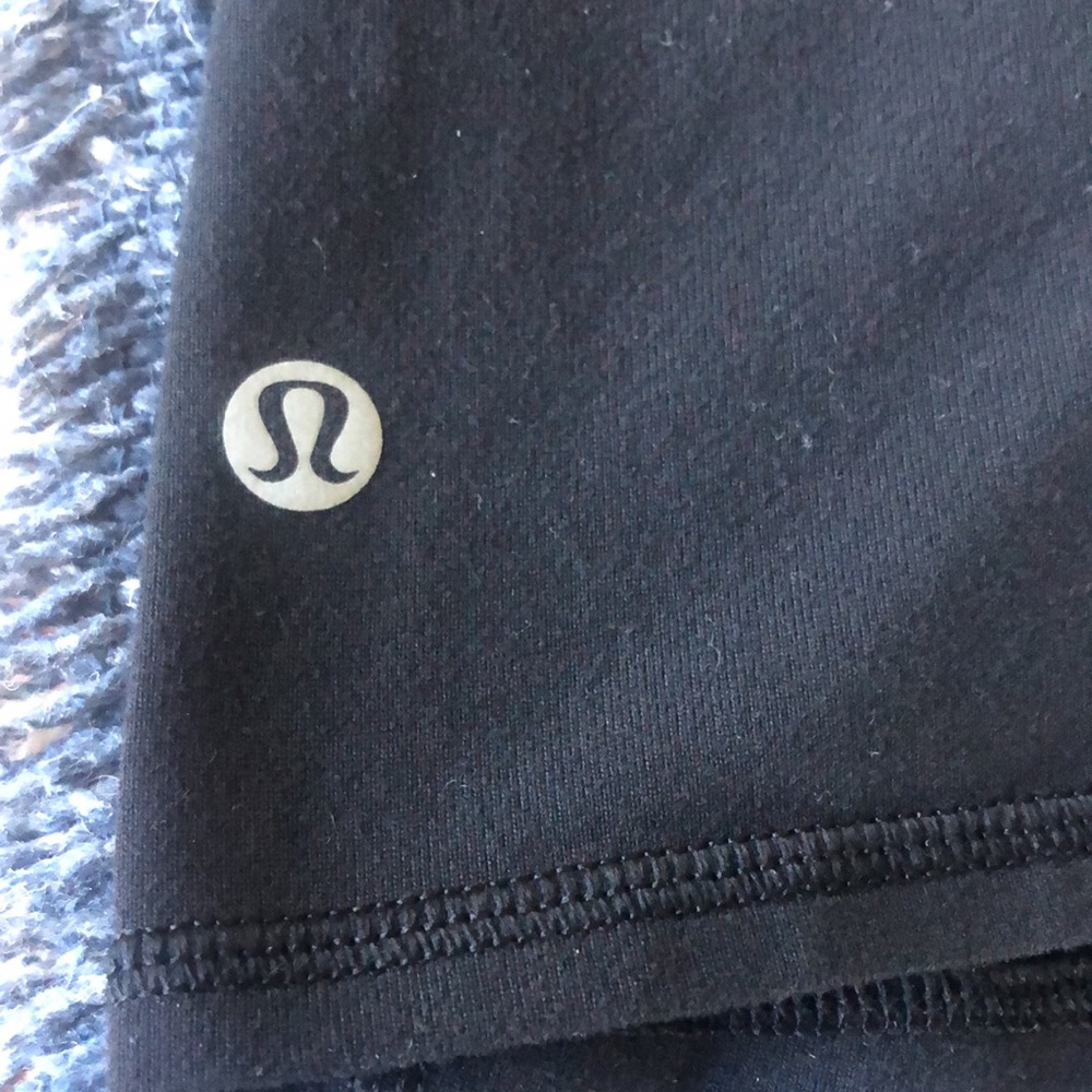 Lululemon sz10 black luon w mesh tank❤️ - Picture 4 of 8